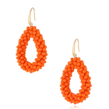 Load image into Gallery viewer, Orange  Crystal Earrings Luminous
