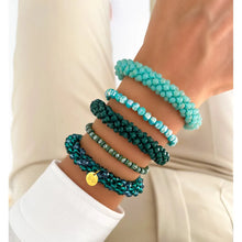 Load image into Gallery viewer, Luminous Matte Turquoise Bracelet
