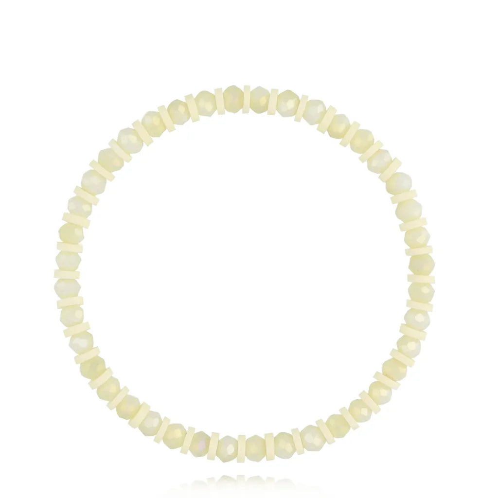 Cream Crystal Bracelet