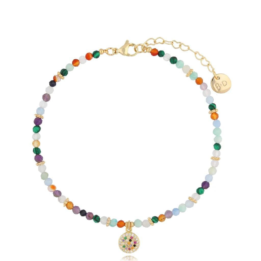 Joy Natural Stone Anklet