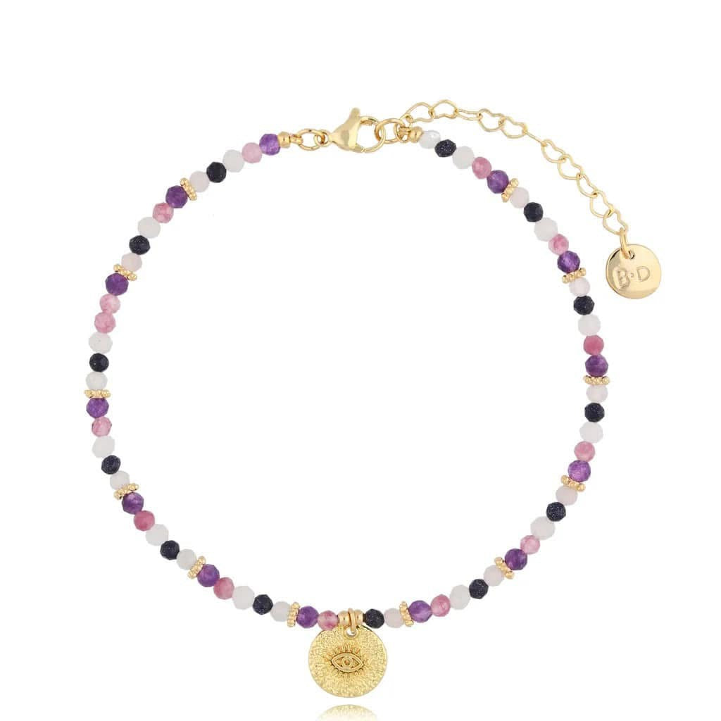 Joy Amethyst Anklet