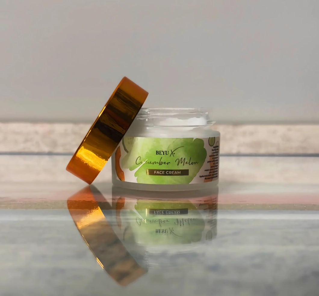 Cucumber melon face cream