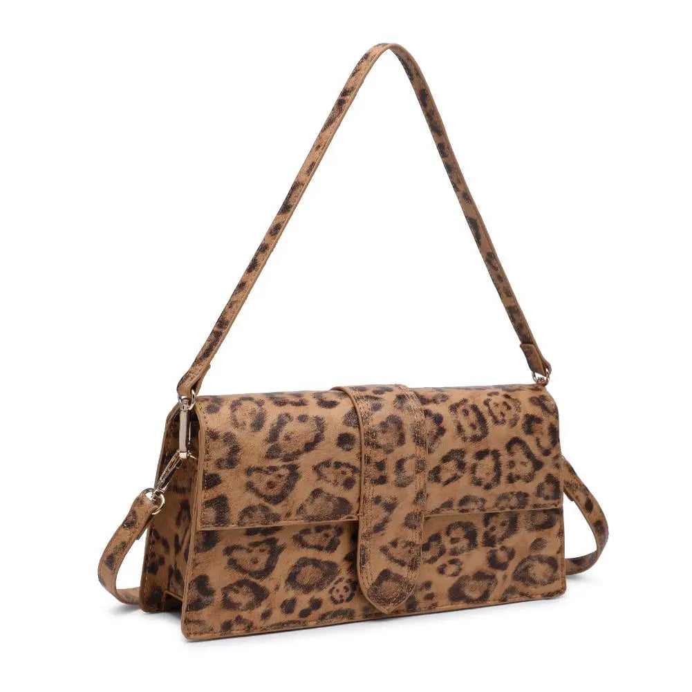 Violet Leopard Crossbody