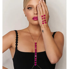 Load image into Gallery viewer, Trinidad Body Chain in fuchsia
