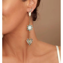 Load image into Gallery viewer, Heart and Wing Earrings
