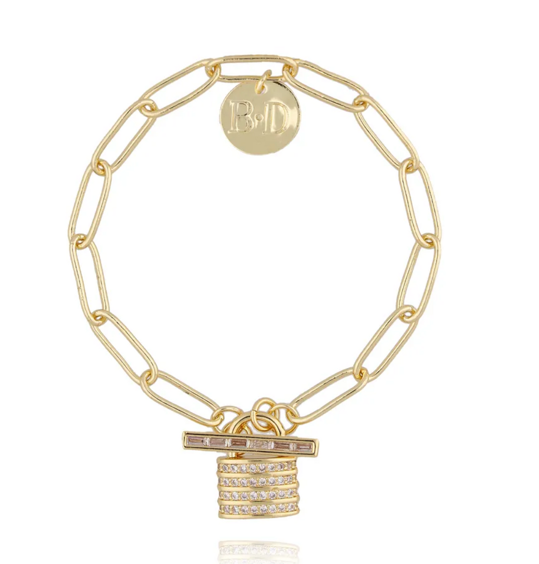 Padlock Gold Bracelet