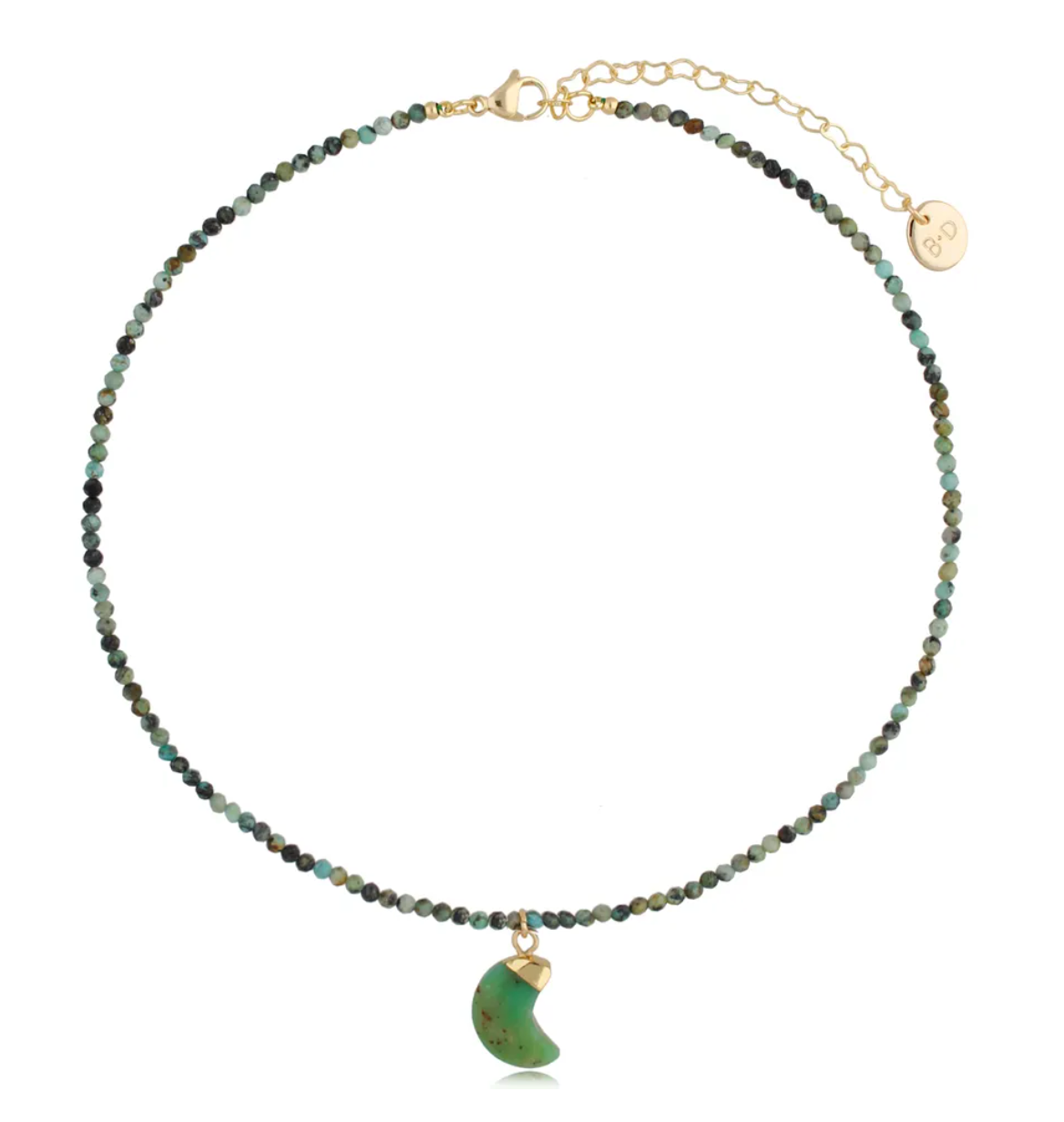 Casablanca Turquoise Moon Choker Necklace