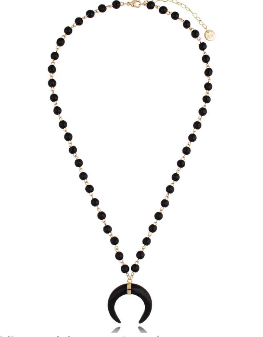 Laurel Black Moon Necklace