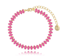 Load image into Gallery viewer, Honestly Pink Crystal Bracelet
