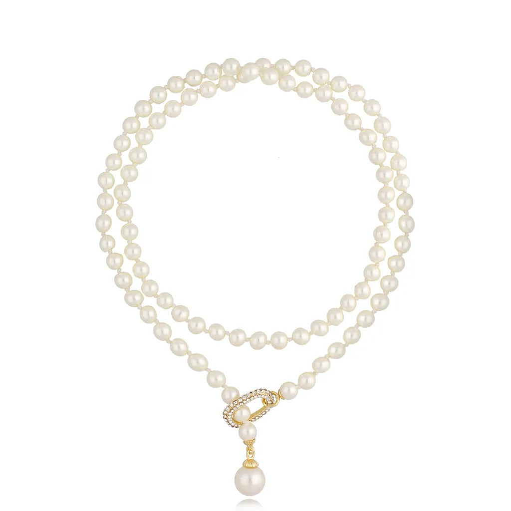 Adjustable Pearl Necklace