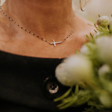 Load image into Gallery viewer, Silver Necklace with Cross
