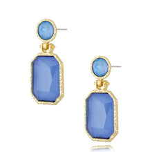 Load image into Gallery viewer, Blue Crystal Luxury Earrings
