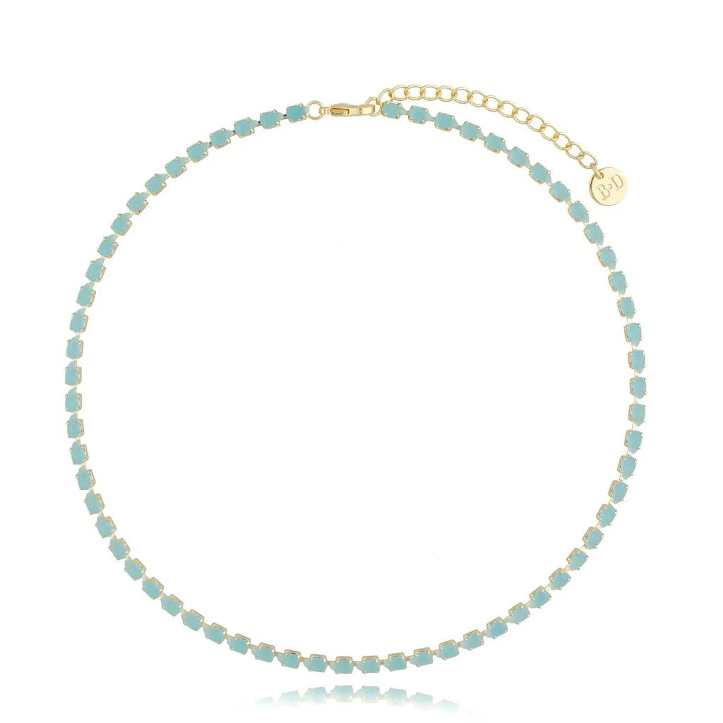 Mint Crystal Necklace