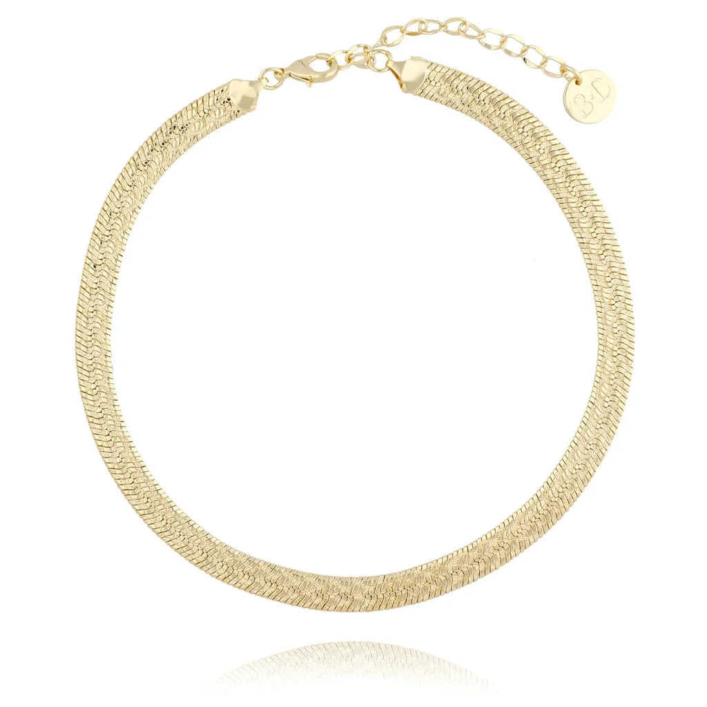 Snake Gold Choker Necklace