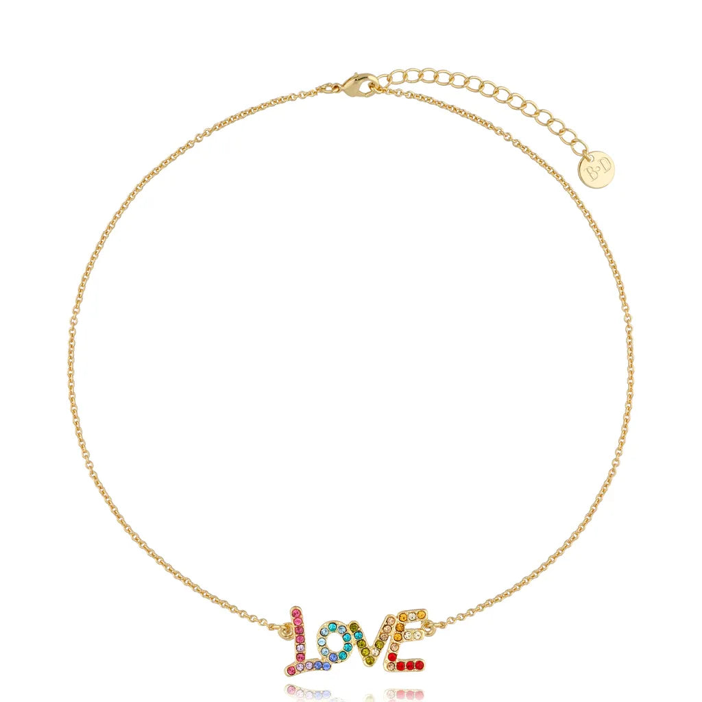 Necklace with Multicolor’Love’