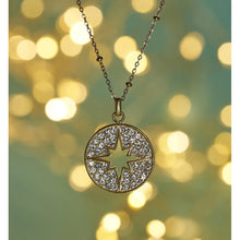 Load image into Gallery viewer, Gold Necklace with Star Crest
