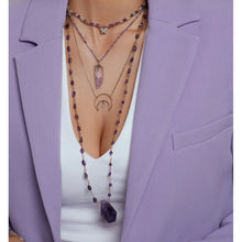 Load image into Gallery viewer, Purple Amethyst Necklace
