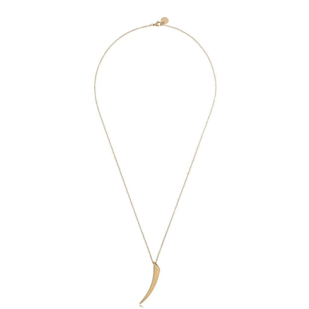 Lucky Horn Gold Necklace