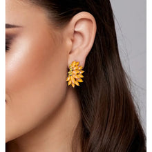 Load image into Gallery viewer, Honestly Peach Crystal Earrings
