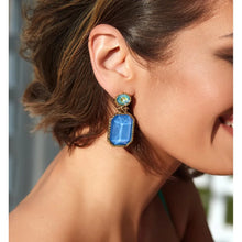 Load image into Gallery viewer, Blue Crystal Luxury Earrings
