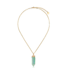 Load image into Gallery viewer, Green Clear Quartz Necklace
