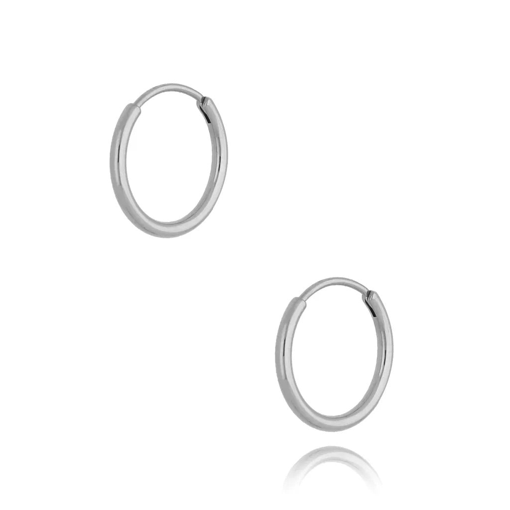 Silver Hoop Earrings