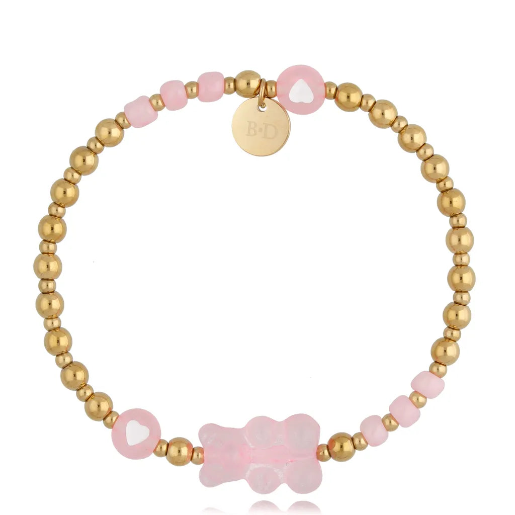 Pink Gummy Bear Bracelet