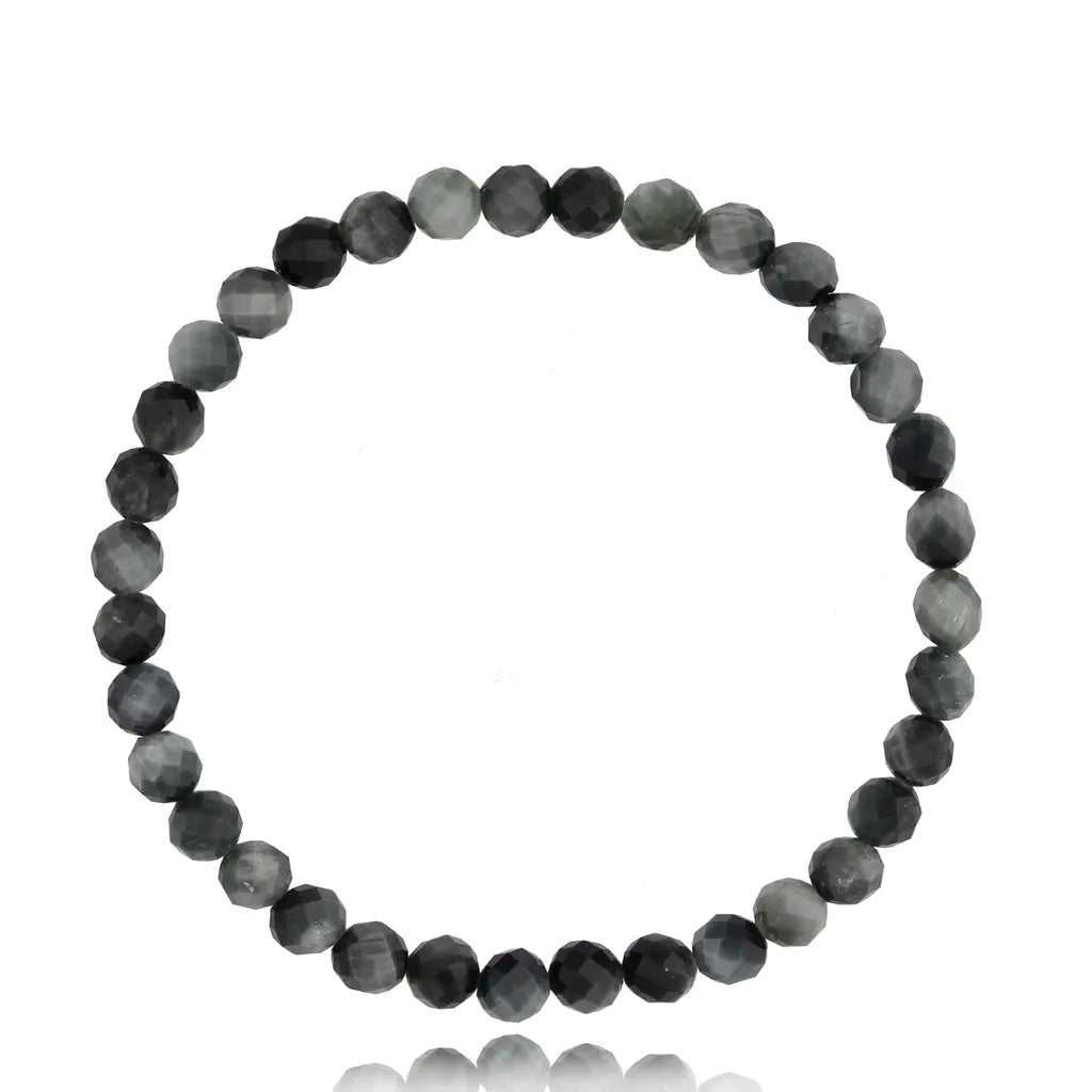 Black Beaded Bracelet