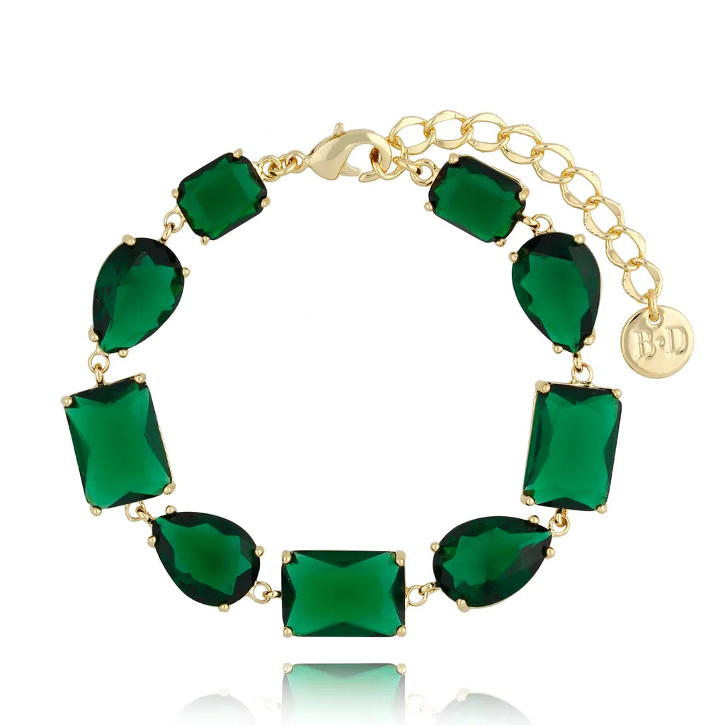 Marrini Green Crystal Bracelet