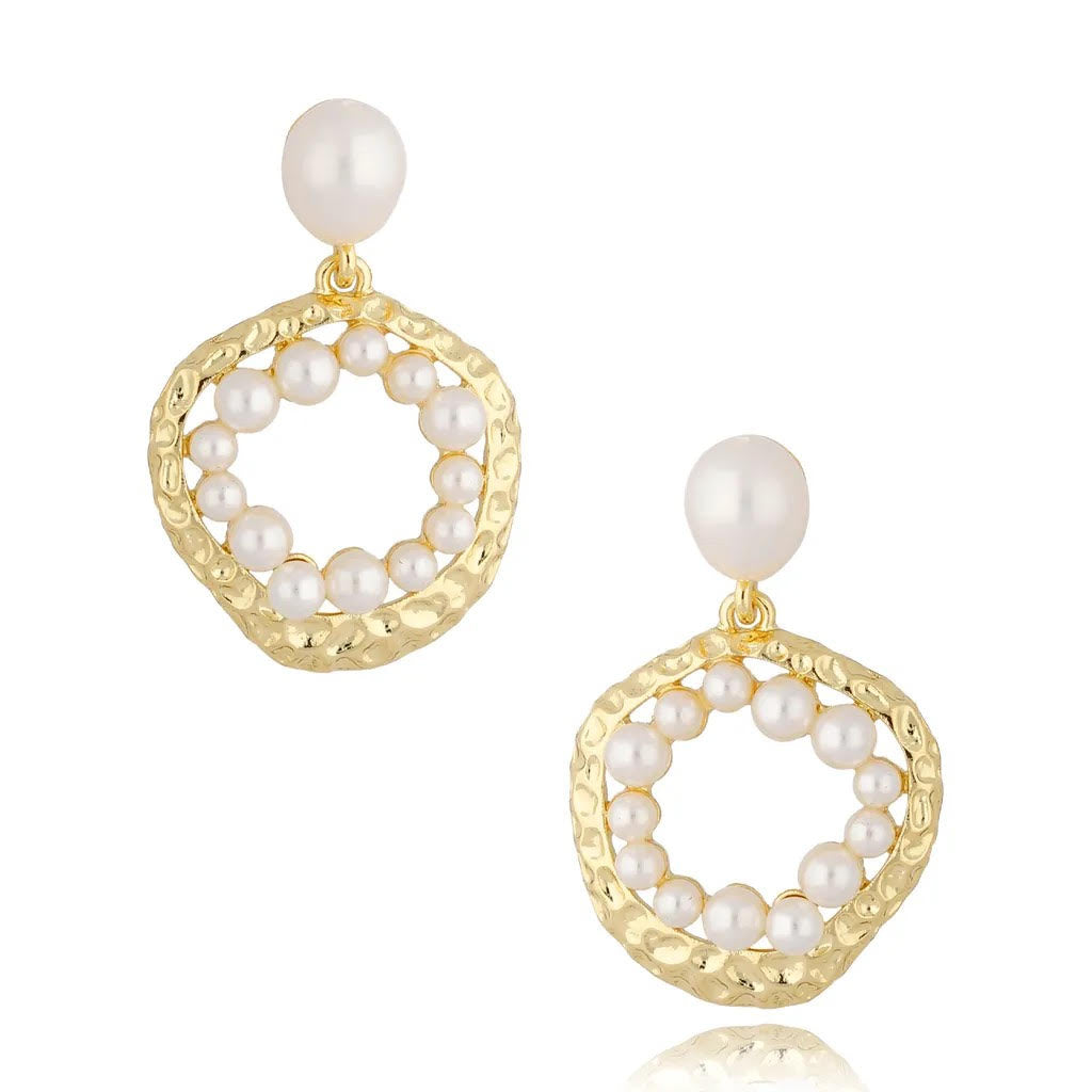 Pearl Gold Earrings